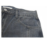 Old And Dirty Jeans With Waste Soil Wind Men's Split Stitching