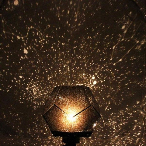 LED Starry Sky Projector Night Lights 3D Projection Night Lamp USB Charging Home Planetarium Kids Bedroom Decoration Room Lighting