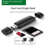 Multi-function In One Large Sd Memory Card Conversion Tf  Type-c Computer Card Reader