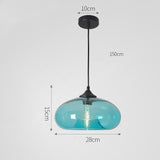 Nordic Modern Loft Pendant Lamp Glass Lustre Industrial Decor Hanging Lights Fixtures