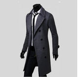 Men Long Trench Coat