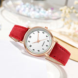 Casual Simple Digital Retro Ladies Quartz Watch