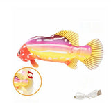 Electric Funny Cat Simulation Fish Beating Usb Jumping Cat Toy