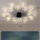 Ceiling Room Lights With Special Iron Decoration