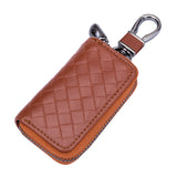 Car key case leather key case men's woven