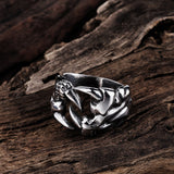 Men's Domineering Open Dragon Claw Ring