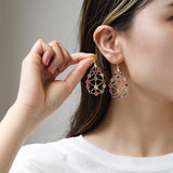 Fashion Colorful Rhinestone Special-shaped Earrings