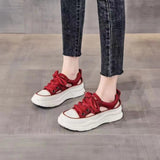 Women's Fashion Casual Platform Hollow Out Tied Sandals