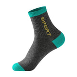 Spring And Autumn Summer Socks Men's Mid-calf Length Sock Sweat-absorbent Breathable