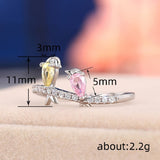 Women's Colorful Bird Ring Cute Swallow