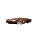 Black Subculture Belt All-match Five-pointed Star Accessories Belt