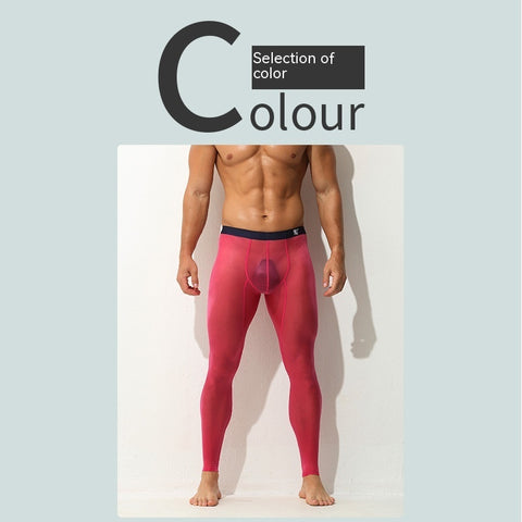 Men's Leggings Ultra-thin And Tight Fitting