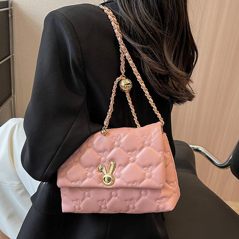 Women Autumn And Winter Chain Shoulder Messenger Popular Small Square Bag