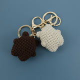 Mini Bear Handmade Woven Pendant Cute Wool Knitted Keychain