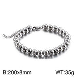 Women's Titanium Steel Choker Necklace Bracelet Set