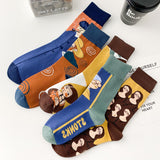 Men's Cotton Breathable Sweat Absorbing Tube Socks