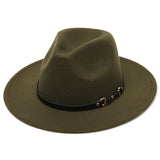 Casual Personality Jazz Hat All-match Woolen Big Brim