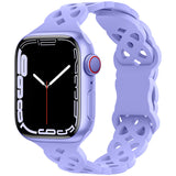 Cat's Eye Hollow Silicone Watch Strap