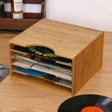 Record Storage Rack Black Plastic Disc