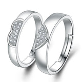 Couple Creative Love Adjustable Ring