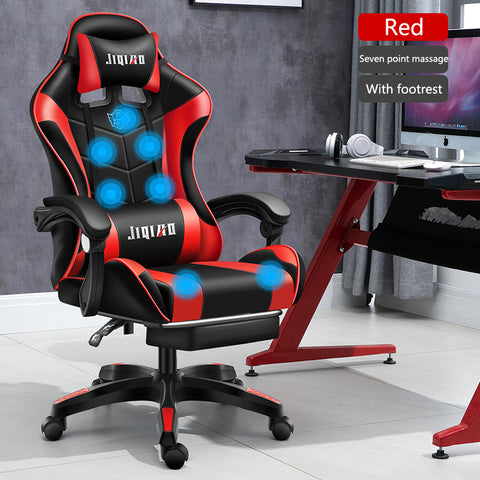 Men's Computer Home Comfort Ergonomic Dormitory Gaming Seat Swivel Chair - UNBEATABLE STORE