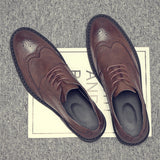 Plus Size Men's Leather Shoes