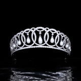 Royal Queen Crown Zircon Wedding Headwear