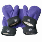 Couple Lovers Gloves Polar Fleece Sweethearts Thicken Winter Warm Lining Glove Christmas Gift Lovers Mittens