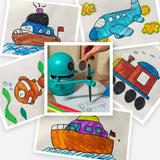 Painting Robot Kindergarten Children Students - UNBEATABLE STORE