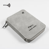 Zipper Passport Holder Multi-functional RFID Anti-theft Swiping Outbound Travel Storage Bag