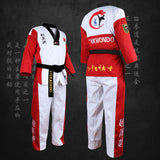 Children's TKD Uniform Long-sleeved Training Performance Costume Style Clothes