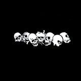 Reflective Bumper Stickers Motorcycle Electric Car Horror Bumper Stickers Halloween Skull Car Stickers