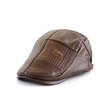 PU Hat Men's Casual Color Matching