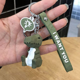 New Fashion Cute Dinosaur Keychain Key Ring