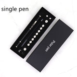 Stress Reducer Relief Toys Gift Box funny black golden kits Fidget magnetic polar pen with stylus ball pen - UNBEATABLE STORE