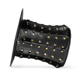 Punk Unisex Studded High  Banquet PU Top Hat