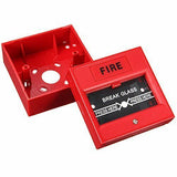 Wired Security Button Hand Breaking Glass Emergency Fire Alarm - UNBEATABLE STORE