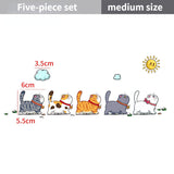 New Climbing Cats Car Sticker Funny Animal Styling Waterproof Decoration