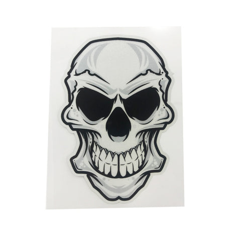 Fashion Personality Tide Sticker Skull Reflective