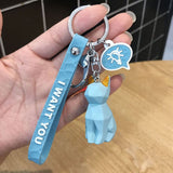 New Fashion Cute Dinosaur Keychain Key Ring