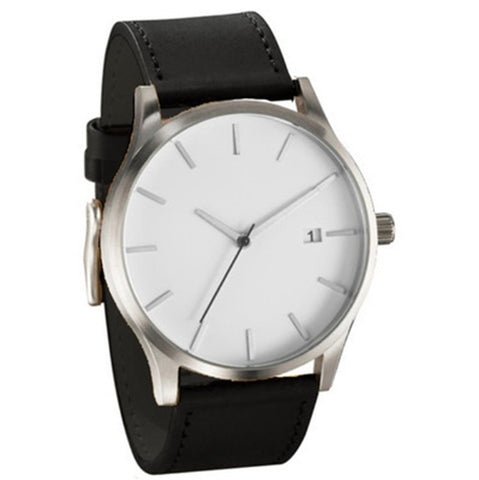 Simple Large Dial Men's Casual Watch Business