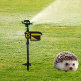 Automatic sensing animal repellent garden sprinkler