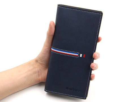 Men's Wallets Long Vertical Large Capacity