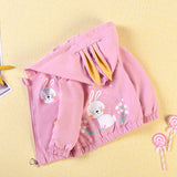 Kids' Fashion Hooded Zip Jacket