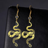 Creative Hollow Snake Pendant Women's Earrings Bohemian Ethnic Style