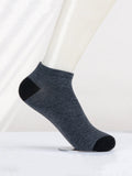 Simple Black White Gray Boat Sweat-absorbent Low Mouth Socks