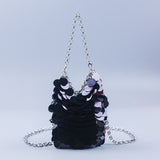 Woven Banquet Sequined Mobile Phone Bag Crossbody Female