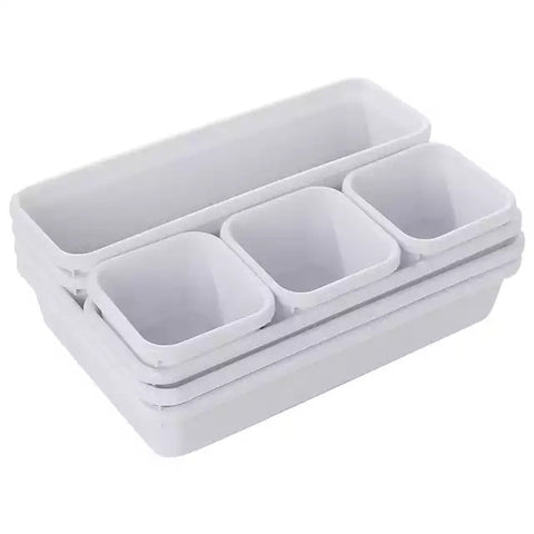 8pcs Set Home Drawer Organizer Box Trays Storage Office Box