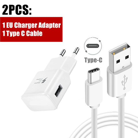 Black Fast Charging Cable Charger Adapter