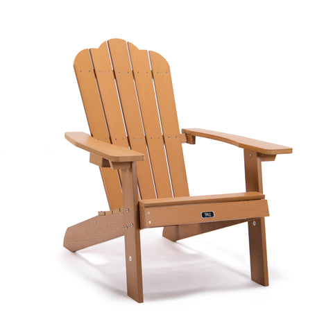 TALE Adirondack Chair Backyard Outdoor Furniture Painted Seating With Cup Holder All-Weather And Fade-Resistant Plastic Wood Ban Amazon